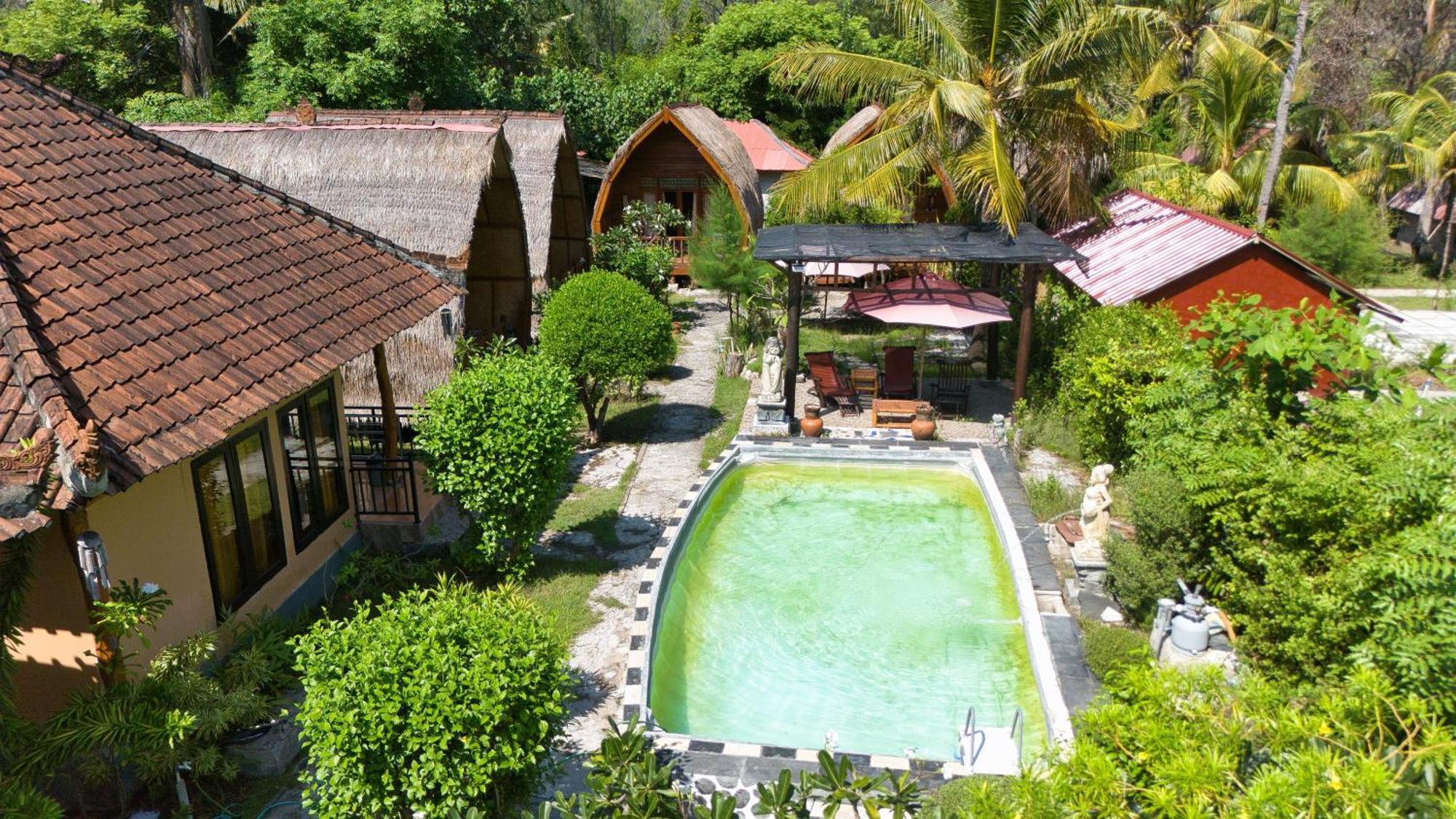 Bunga Bungalows Gili Meno Zewnętrze zdjęcie