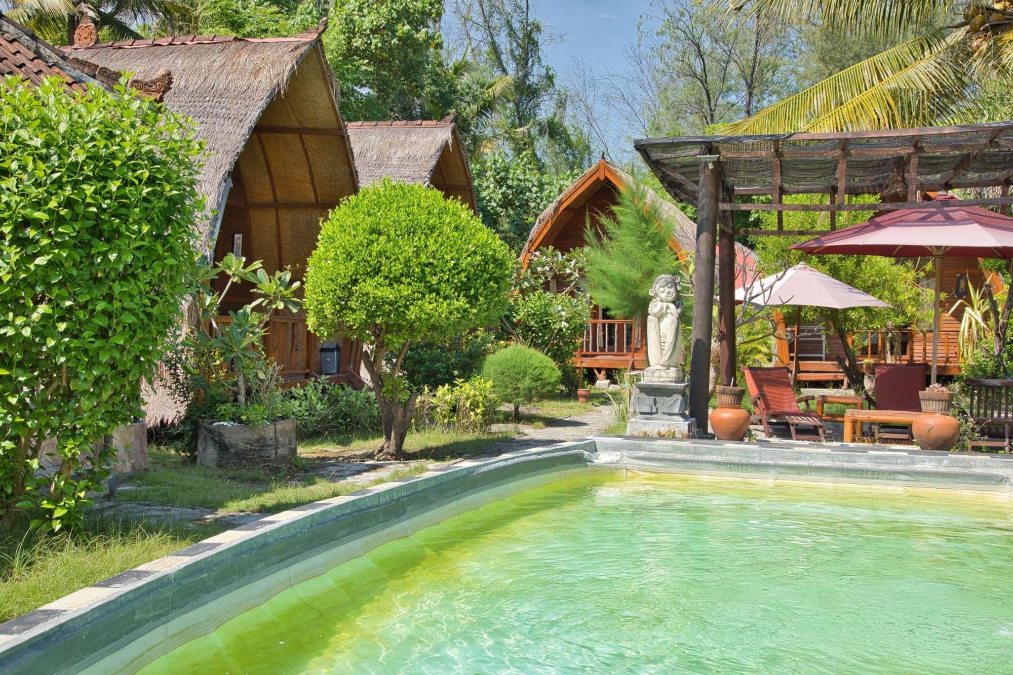 Bunga Bungalows Gili Meno Zewnętrze zdjęcie